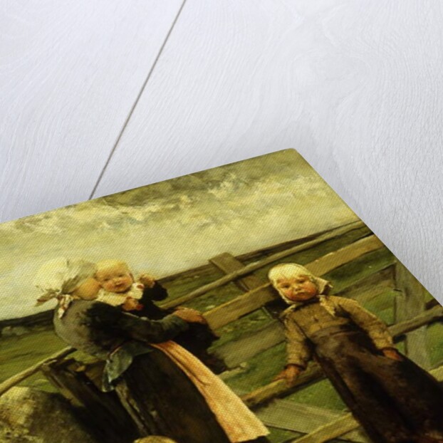 Children with Cherries by Bernardus Johannes Blommers or Bloomers