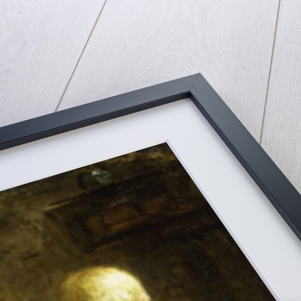 A Child Peeling Potatoes by Evert Pieters