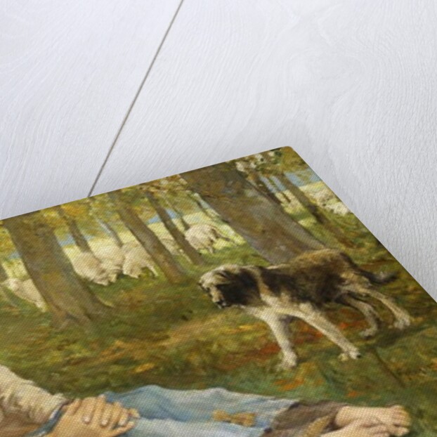 A Shepherdess and her Flock, 1878-9 by John Macallan Swan