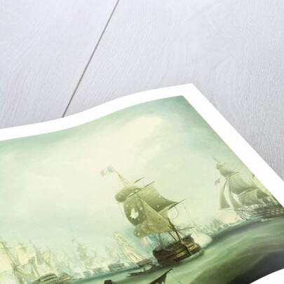 The Battle of Trafalgar, 1805 by Thomas Buttersworth