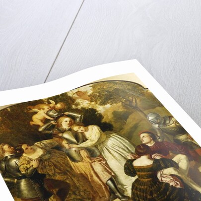 Britomart Unarming, c.1855 by Frederick Richard Pickersgill