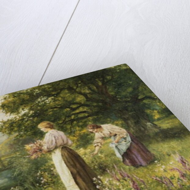 Gathering Spring Flowers by Henry John Yeend King