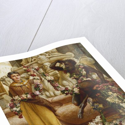 The Flower Garland, 1900 by Francis William Topham