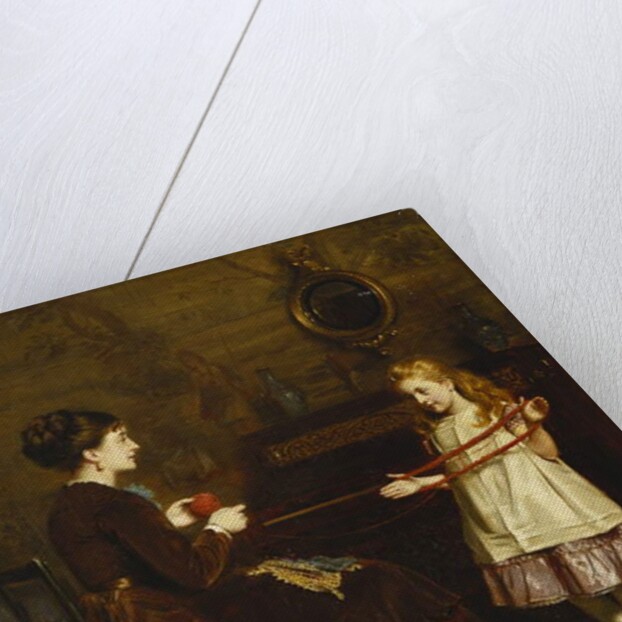 Mother's Little Helper, 1874 by George Goodwin Kilburne