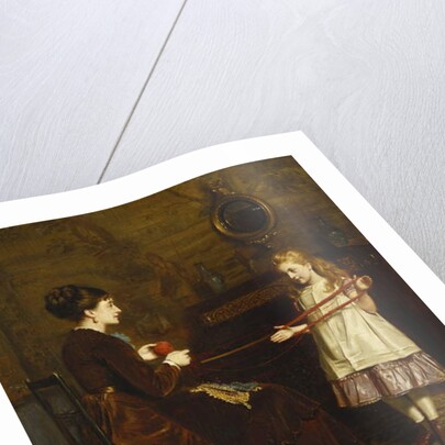 Mother's Little Helper, 1874 by George Goodwin Kilburne