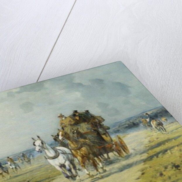 A Future Derby Winner on the Downs Near Marlborough by George Wright