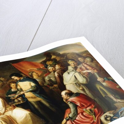 Scene in the Tent of Edward The Black Prince after the Battle of Poitiers by William James Grant