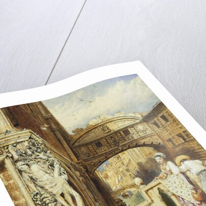 The Bridge of Sighs, Venice by Myles Birket Foster