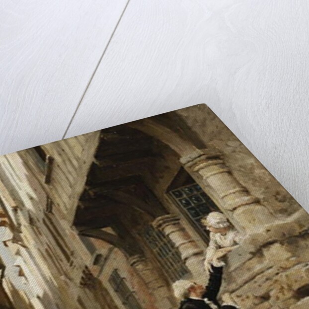 A Narrow Escape by Maurice Leloir