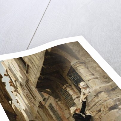 A Narrow Escape by Maurice Leloir