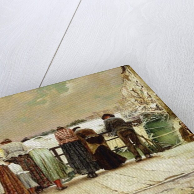 On the Bridge, 1893 by Enrique Serra