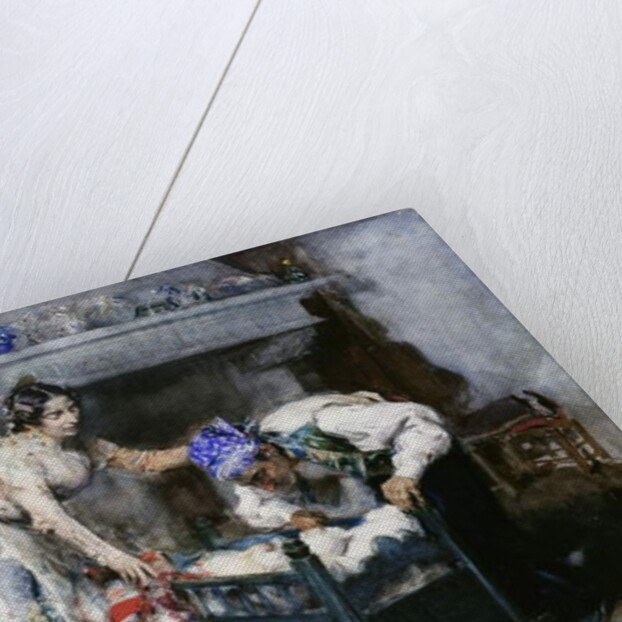 Careful not to wake him; Cuidado, No le Despiertes by Joaquin Sorolla y Bastida