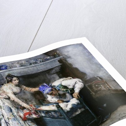 Careful not to wake him; Cuidado, No le Despiertes by Joaquin Sorolla y Bastida