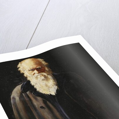 Portrait of Charles Darwin, standing three quarter length, 1897 by John Collier
