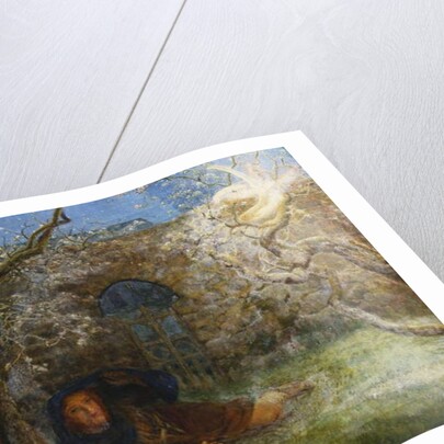 Caedmon's Awakening, by Arthur Hughes