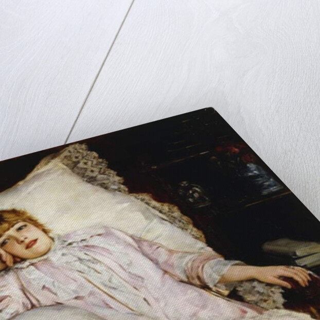 Portrait of the Actress Jeanne Samary Seated Three-Quarter Length, by French School