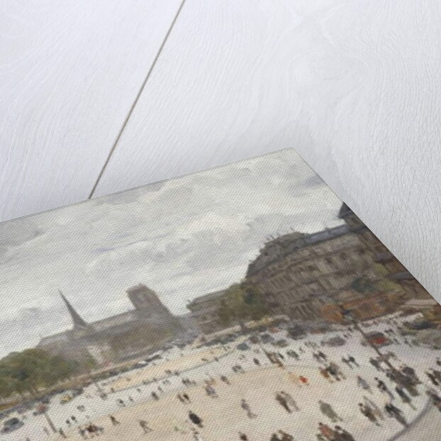 Le Place de Hotel d'Ville, Paris by Jean-Louis Lefort