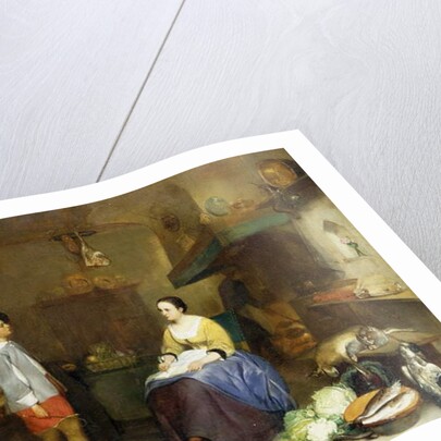 In the Kitchen by Hubertus van Hove