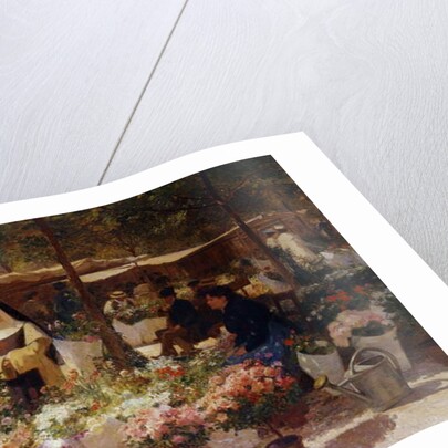 The Flower Market by Victor Gabriel Gilbert