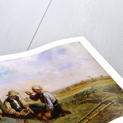 The Haymakers' Lunch, 1857 by Jules Veyrassat