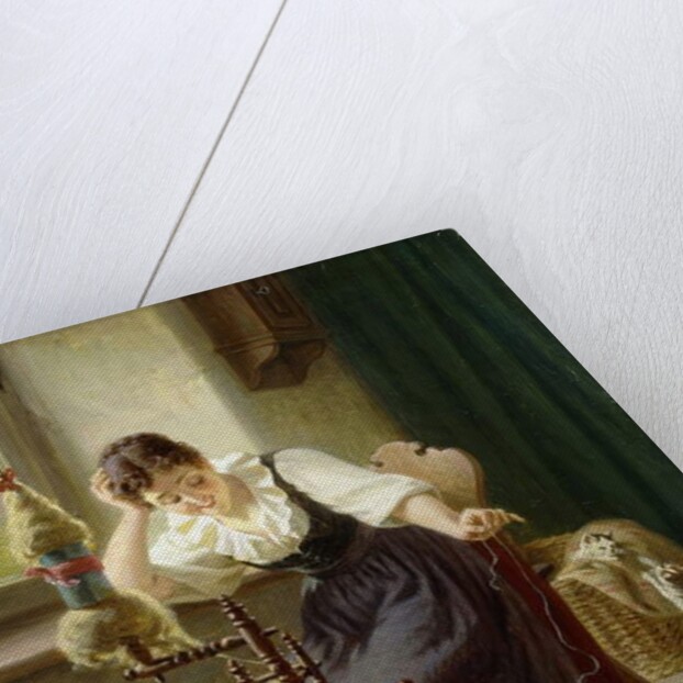 Playing with the Cat by Herman Sondermann