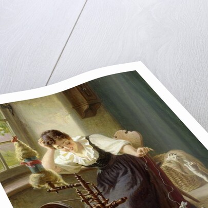 Playing with the Cat by Herman Sondermann