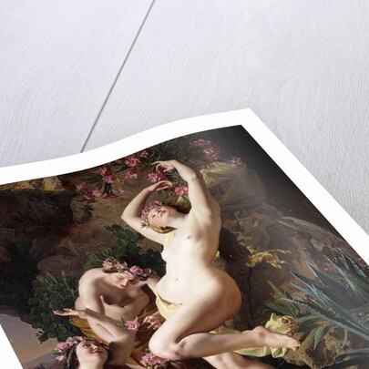 The Nymphs in Homer's Odyssey by Ferdinand Georg Waldmuller