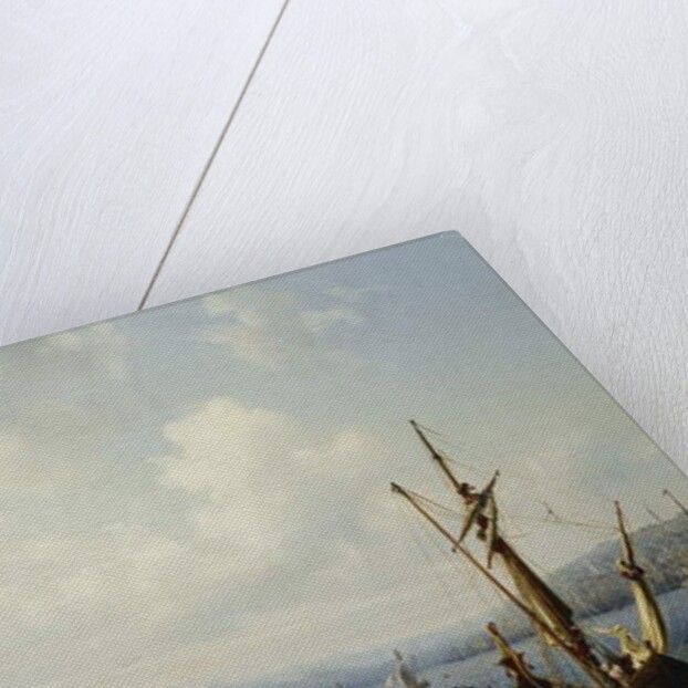 Boats on the Bosphorous, off Constantinople, 1846 by Auguste Etienne Francois Mayer