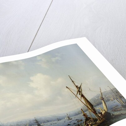 Boats on the Bosphorous, off Constantinople, 1846 by Auguste Etienne Francois Mayer