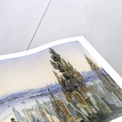 Constantinople from Eyub by Amadeo Preziosi