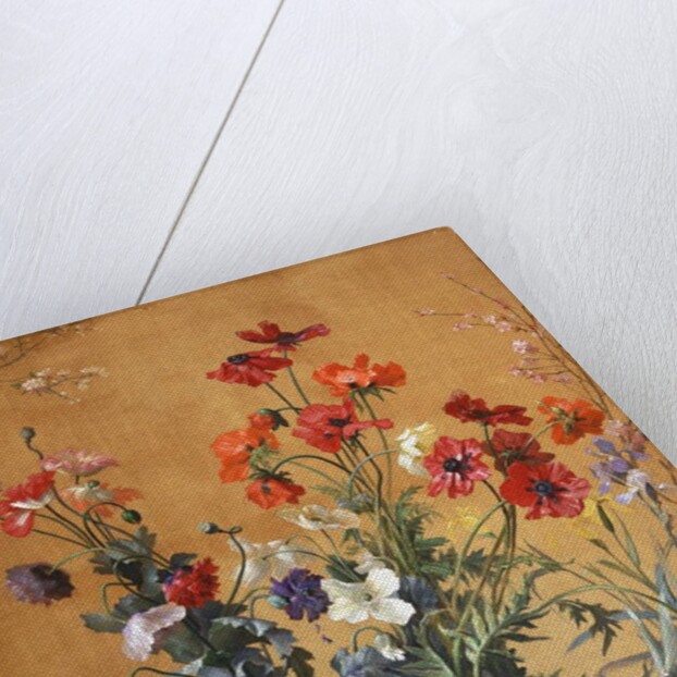 Poppies, Irises and Blossom by Jean Benner