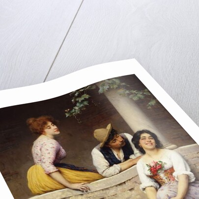 Small Talk by Eugen von Blaas