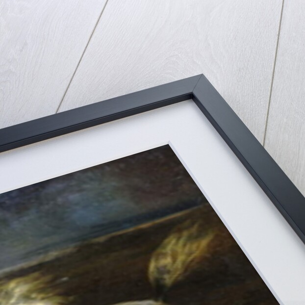 Stallions Fighting in a Stormy Landscape by Alfred Dedreux or de Dreux