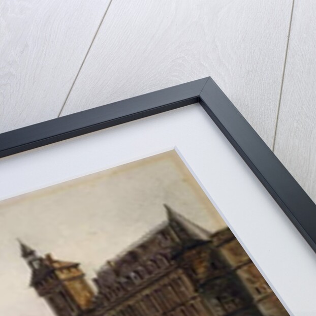 On the Seine, Paris by Georges Francois Guiaud