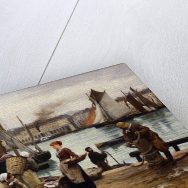 Unloading the Catch, 1881 by Victor Gabriel Gilbert