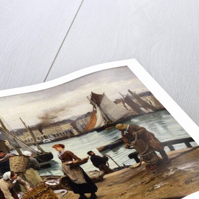 Unloading the Catch, 1881 by Victor Gabriel Gilbert