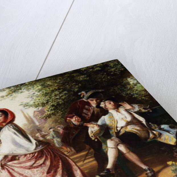 The Fox and the Grapes, 1858 by Abraham Solomon