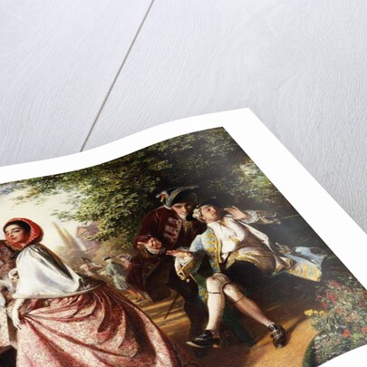 The Fox and the Grapes, 1858 by Abraham Solomon