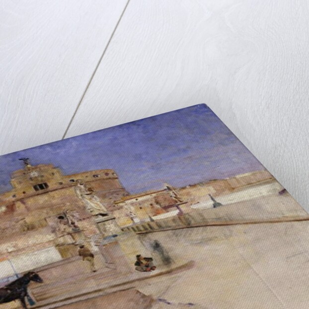 Castello Sant'Angelo, Rome, 1896 by Hjalmer Eilif Emanuel Peterssen