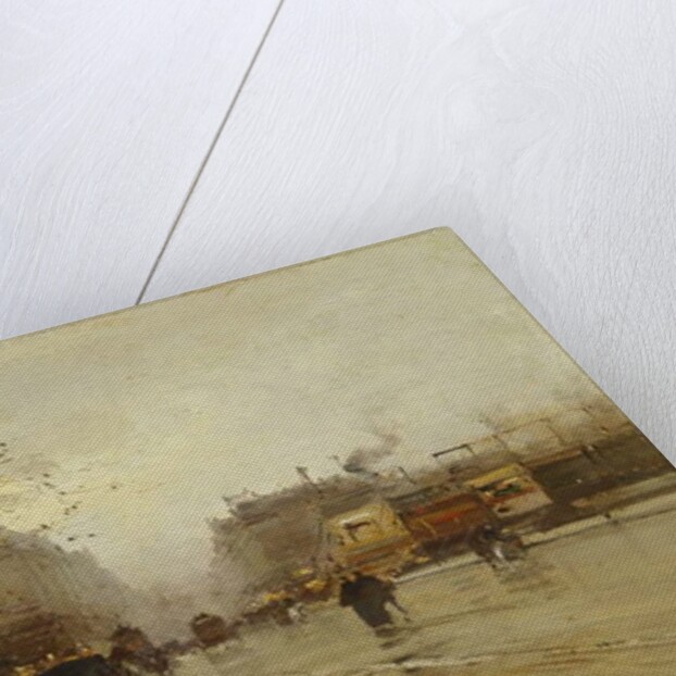 Les Boulevards, Paris, by Eugene (1854-1941) Galien-Laloue