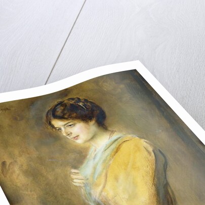 Portrait of Grafin Ilse Seilern, Three-Quarter Length, by Franz Seraph von Lenbach