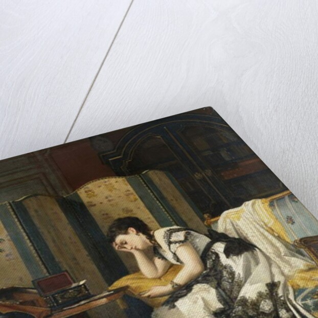 Nostalgia, 55.8 x 44cm by Charles Baugniet