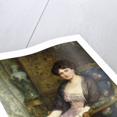 Portrait of a Lady Said to Be the Artist's Wife, 1911 by Frank Dicksee