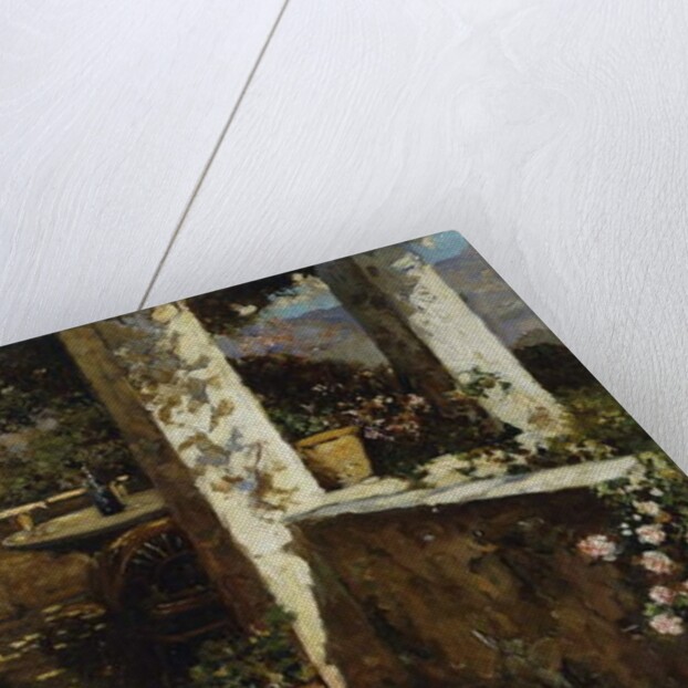 Resting on the Terrace by Luigi Rossi