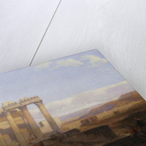 The Ruins of the Smaller Temple at Baalbeck by David Roberts