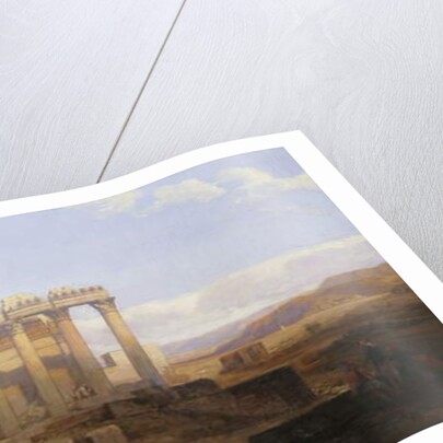 The Ruins of the Smaller Temple at Baalbeck by David Roberts