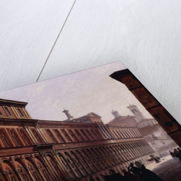 The Ca' Grande in the Via Festa del Perdona, with S, 1842 by Luigi Premazzi