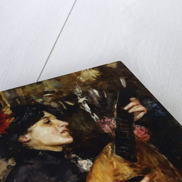 Woman with a Mandolin by Antonio Mancini