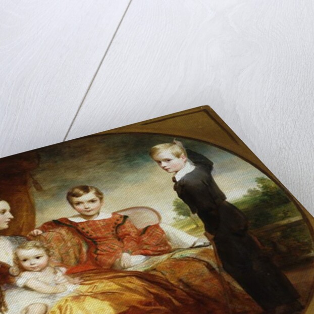 A Group Portrait of a Lady with her Four Children on a Terrace, 1843 by George Frederic Watts