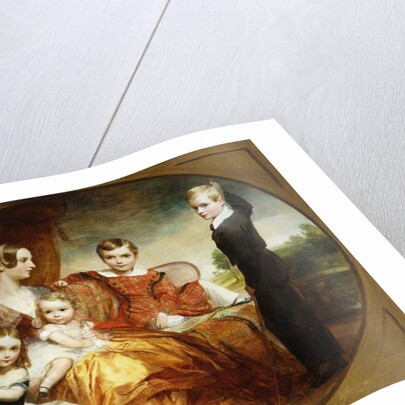 A Group Portrait of a Lady with her Four Children on a Terrace, 1843 by George Frederic Watts